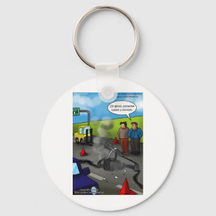 Rufen Sie einen Gabelstapler Lustige Geschenke Tee Schlüsselanhänger
