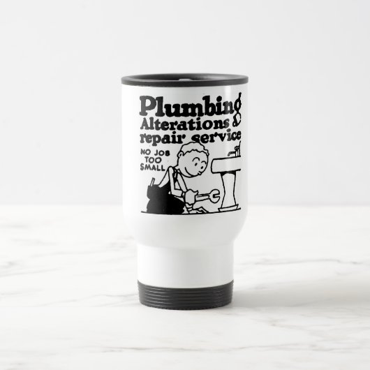 RUFEN SIE EINEN KLEMPNER AN REISEBECHER (Mittel)