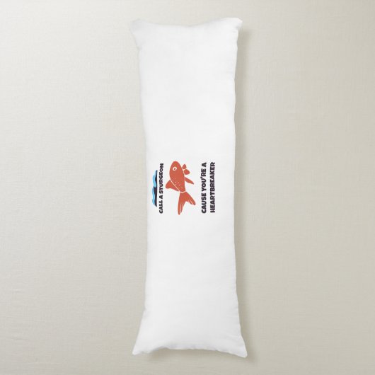 Rufen Sie einen Störer an, weil Sie ein Herzzerbre Seitenschläferkissen (Vorderseite Vertikal)