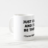 Rufen Sie einfach an und ich bin da Kaffeetasse (Vorderseite Links)