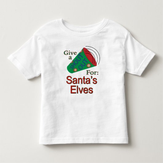 Rufen Sie für die Elfen des Weihnachtsmanns aus Kleinkind T-shirt (Vorderseite)