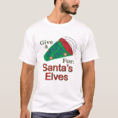 Rufen Sie für die Elfen des Weihnachtsmanns aus T-Shirt (Vorderseite)