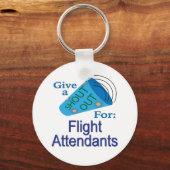 Rufen Sie für Fluggäste aus Schlüsselanhänger (Vorderseite)