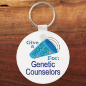 Rufen Sie für genetische Beratung Schlüsselanhänger (Vorderseite)