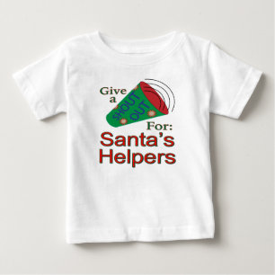 Rufen Sie für Helfer des Weihnachtsmanns aus Baby T-shirt