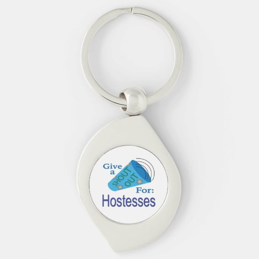 Rufen Sie für Hostessen aus Schlüsselanhänger (Vorderseite)