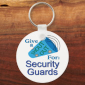 Rufen Sie für Sicherheitskräfte aus Schlüsselanhänger (Vorderseite)