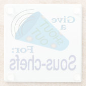 Rufen Sie für Sous-Köche aus Glasuntersetzer (Rückseite)