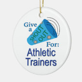 Rufen Sie für Sporttrainer aus Keramik Ornament (Links)