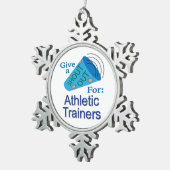Rufen Sie für Sporttrainer aus Schneeflocken Zinn-Ornament (Rechts)