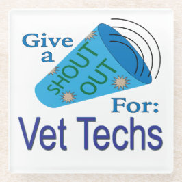 Rufen Sie für Tierärzte aus Glasuntersetzer