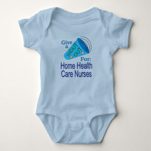 Rufen Sie für Zuhause Health Care Krankenschwester Baby Strampler
