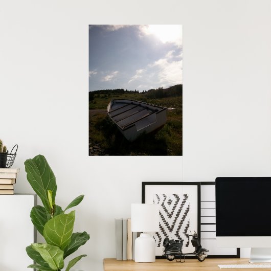 Rufen Sie Ihr Bootplakat auf Poster (Heimbüro)