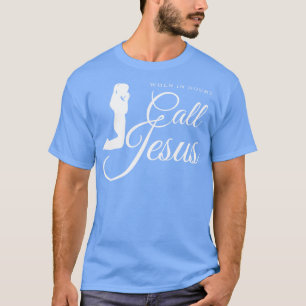 Rufen Sie Jesus Gebet Religion Glaubensgeschenk T-Shirt