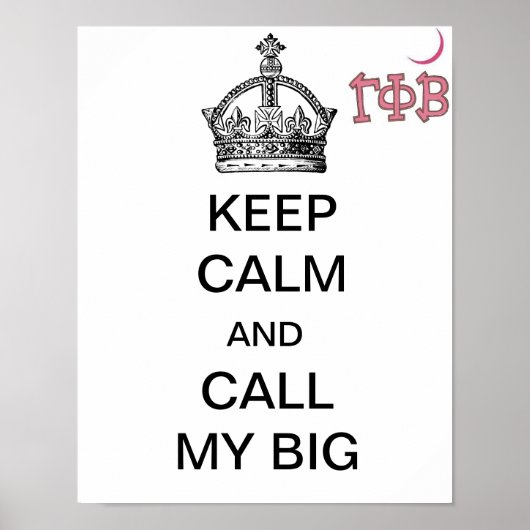 Rufen Sie meine Big Big Poster (Vorne)