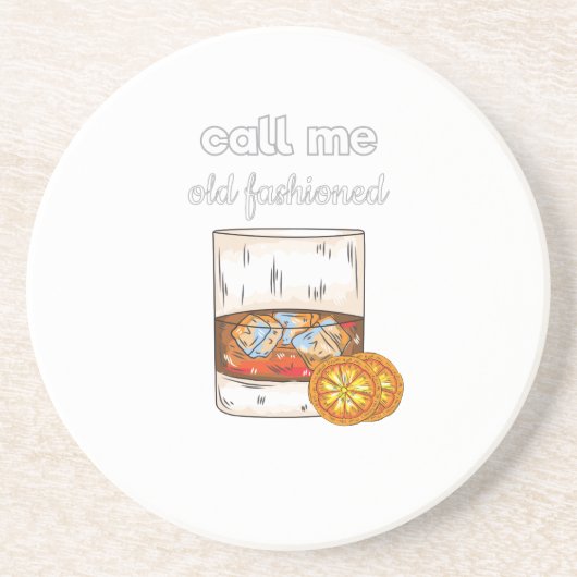 Rufen Sie mich altmodisch an Getränkeuntersetzer (Vorne)