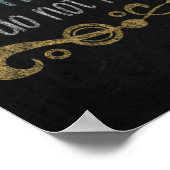 Rufen Sie mich an Chalkboard Art Poster (Ecke)