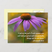 Rufen Sie mich an, und ich werde Ihnen antworten u Postkarte (Vorne/Hinten)