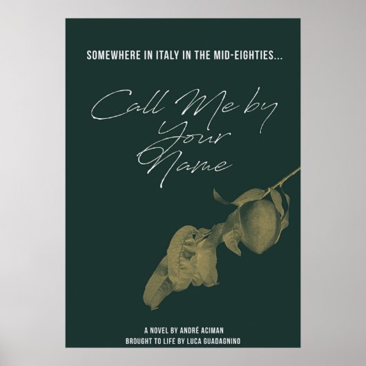 Rufen Sie mich an unter Ihrem Namen 2 Poster (Vorne)