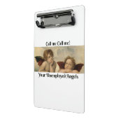 Rufen Sie mich an! Weiße Miniwand Mini Klemmbrett (Gewinkelt2)