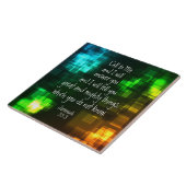 Rufen Sie mich Bibelverse Jeremiah 33:3 Keramik Ti Fliese (Seite)