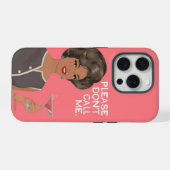 Rufen Sie mich bitte nicht an! iPhone Hülle (Rückseite (Horizontal))