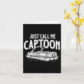 Rufen Sie mich einfach Captoon an - Bootseigentüme Karte (Gelbe Blume)