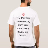 "Rufen Sie mich einfach Sir " an T-Shirt (Rückseite)
