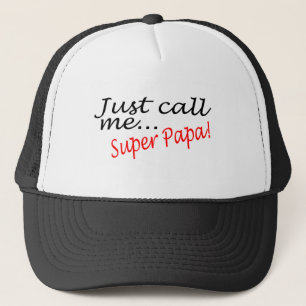Rufen Sie mich einfach Superpapa an Truckerkappe
