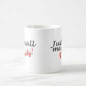 Rufen Sie mich einfach Vati an Kaffeetasse (Mittel)
