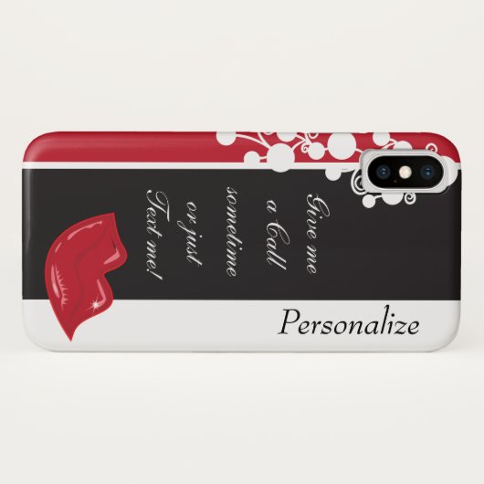 Rufen Sie mich einmal - lustig an Case-Mate iPhone Hülle (Rückseite (Horizontal))