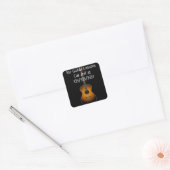 Rufen Sie mich für Gitarrenunterricht auf Werbeauf Quadratischer Aufkleber (Umschlag)