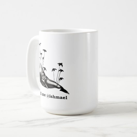 Rufen Sie mich @ishmael Tasse an (Vorderseite Links)