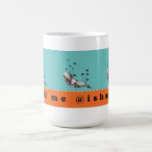 Rufen Sie mich @ishmael Tassen-Farbe an Kaffeetasse (Mittel)