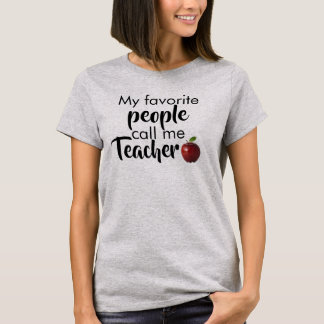 Rufen Sie mich Lehrer an T-Shirt