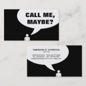 rufen Sie mich möglicherweise an (die Farbe Visitenkarte (Vorne/Hinten)