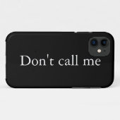 Rufen Sie mich nicht an - iPhone Case-Mate iPhone Hülle (Rückseite (Horizontal))