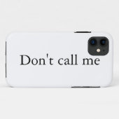 Rufen Sie mich nicht an - iPhone Case-Mate iPhone Hülle (Rückseite (Horizontal))