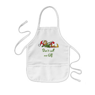 Rufen Sie mich nicht Elf-Geschenk-Schürze für Kinderschürze