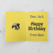 Rufen Sie mich nicht Honig Badass Karte (Innenseite)