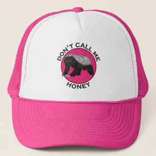 Rufen Sie mich nicht Honig rosa feministische Truckerkappe