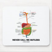 Rufen Sie mich nie Gutless an Mousepad (Vorne)