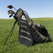 Rufen Sie nicht mein Problem Funny Retirement Gag Golfhandtuch (Gras)