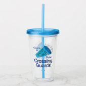 Rufen Sie sich aus, um die Wachen zu überqueren Acryltrinkbecher (Vorderseite)