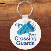 Rufen Sie sich aus, um die Wachen zu überqueren Schlüsselanhänger (Vorderseite)