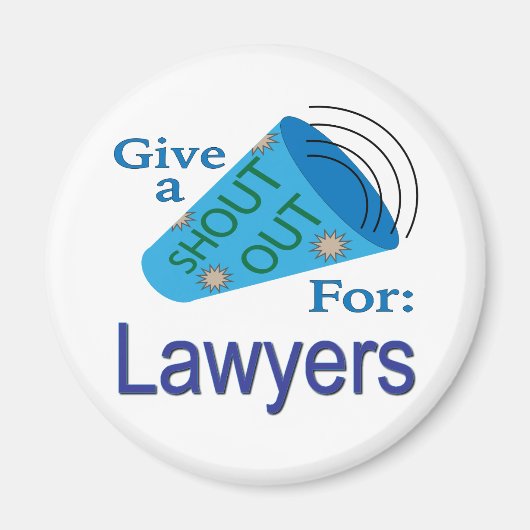 Rufen Sie sich für Anwälte aus Magnet (Vorne)