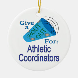 Rufen Sie sich für Athletikkoordinatoren aus Keramik Ornament