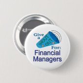 Rufen Sie sich für Finanzmanager aus Button (Vorne & Hinten)