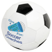 Rufen Sie sich für Fußballtrainer aus Fußball (Dreiviertel)