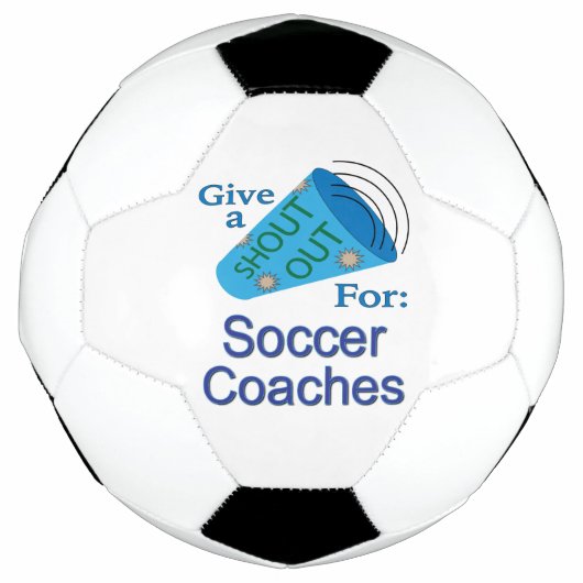 Rufen Sie sich für Fußballtrainer aus Fußball (Vorderseite)